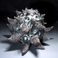 “Xenophilia” Biomorphic Sculpture by Liz Lescault