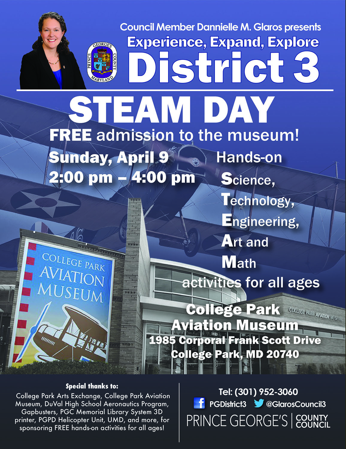 Join Arts On A Roll For A STEAM Day At College Park Aviation Museum